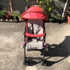 ベビーカー　乳母車　赤　レッド の画像