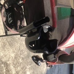 ベビーカー　乳母車　赤　レッド の画像