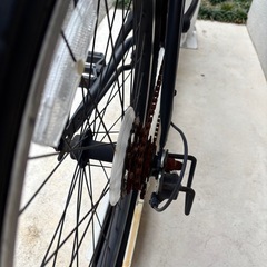 タイヤの大きい自転車の画像