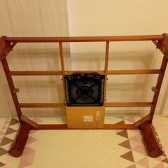 家具調こたつ 日美製 少し大きめ幅120cm 　中古の画像