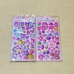 暗闇で光る‼️ 8枚セット　ボンボンドロップシール　サンリオの画像