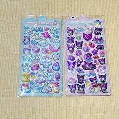 暗闇で光る‼️ 8枚セット　ボンボンドロップシール　サンリオの画像