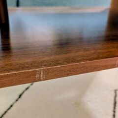 ローテーブル センターテーブル ブラウン の画像