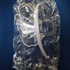 一個20円個包装透明マスク超軽量洗える飛沫防止アゴ固定式 調節可能メイク落ちなしの画像