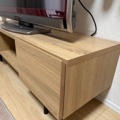 ✨【テレビ台】シンプルで使いやすいローボード／幅119cm・状態良好✨の画像