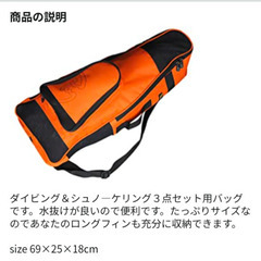 ロングフィンバッグの画像