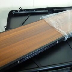 　未使用/新品　訳あり特価　ベンチ1脚なし　アウトドアテーブル セット レジャーテーブル 幅90cm 折りたたみ 高さ調節 軽量 キャンプ チェアの画像