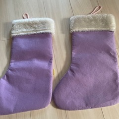 クリスマスプレゼントの靴下の画像