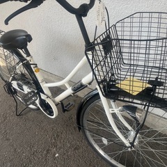 １１J23　ホームサイクル２６サイズ　６段変速オートライト　★自転車専門店の中古車です★　【消費税込み・防犯登録６００円込みの画像