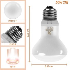 新品未使用　バスキングライト 防爆コーティング 爬虫類 サングロー 50W 2個 爬虫類の画像