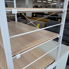 J3260　【リユースのサカイ柏店】　　レンジラック　ホワイト　棚の画像