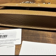 メゾンマルジェラ　ベージュ レザー ショルダーバッグの画像