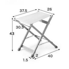 未使用/新品　折りたたみチェア　2脚セット　アウトドアチェア　椅子の画像