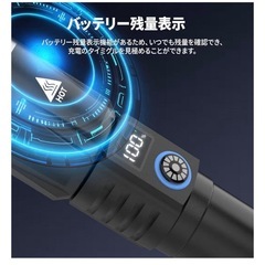 新品未使用　懐中電灯 3000ルーメン Type-C 超高輝度 小型 ズーム 防水 耐衝撃の画像