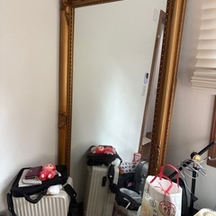 特大　アンティークミラー　の画像