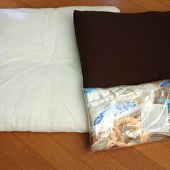 新品ラグマット&大判クッション&枕の画像