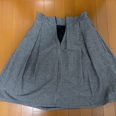 スカート　チェック柄の画像