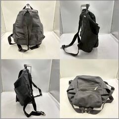 【❗️✨通勤通学にも使える✨❗️】MARC JACOBS（マークジェイコブス）ナイロン×レザー リュック🎒スタイリッシュデザイン／現状品の画像