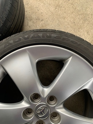 30プリウス Sツーリング 純正ホイール 215/45R17 23年製 4本セットの