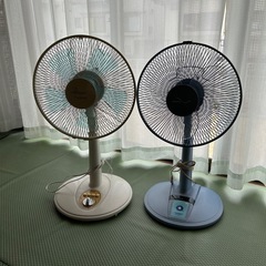 加湿空気洗浄機、扇風機の画像