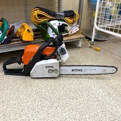 ジャンク STIHL スチール MS170C エンジンチェーンソー エンジンかかりません 木工切断 伐採 剪定 【店頭引取限定】の画像