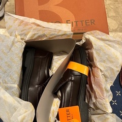 【未使用】ビジネスシューズ24.5の画像