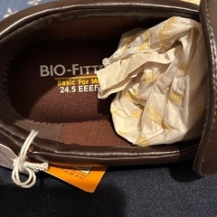 【未使用】ビジネスシューズ24.5の画像