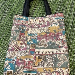 リバーシブル手提げバックの画像