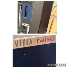 無料　同時引き取りのみ。テレビ2台、コンポ1台　①Panasonicビエラ42v　②SHARP AQUOS 32型こちらはジャンクです。　の画像