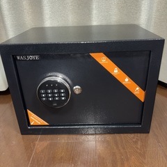 【新品未使用】金庫小型 テンキー式 電子セキュリティーボックス 防犯箱 警報アラーム＆鍵付きの画像