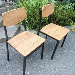 【ダイニングチェア】２脚の画像