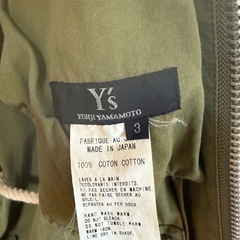Y‘s Yohji Yamamoto ミリタリーコートの画像