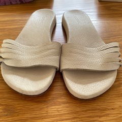 【KASHURA カシュラ】サンダル 牛革　ベージュ 36の画像