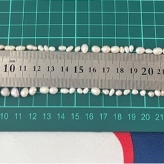淡水パール　100粒（58.5cm位）ハンドメイド素材　手芸の画像