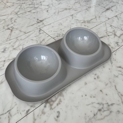 犬猫用 フードボウル2点セットの画像