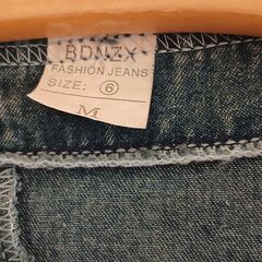 新品デニムロングワンピースの画像