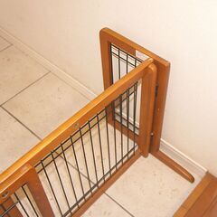 ペット用 木製ペットゲート/ペットフェンスの画像