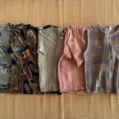 小柄な高齢女性向き上衣25枚おまとめの画像