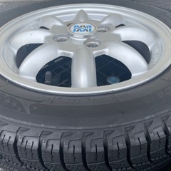 ★ バリ山 ★ ミニライト純正OPアルミホイール / スタッドレス ★ 4本 ★の画像