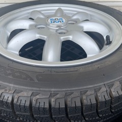 ★ バリ山 ★ ミニライト純正OPアルミホイール / スタッドレス ★ 4本 ★の画像