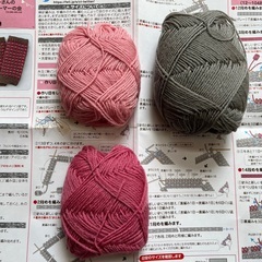 毛糸（ハンドウォーマー作成説明書付き）の画像