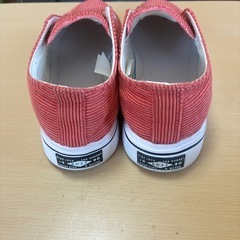 ROXY ロキシー コーデュロイ スニーカー 24cm ピンクの画像