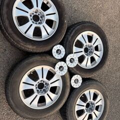 16インチホイール＆スタッドレスタイヤ（廃タイヤ） 4本セットの画像