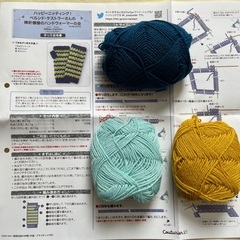 毛糸（ハンドウォーマー作成説明書付き）の画像