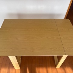 【美品】ダイニングテーブルセット　2wayの画像