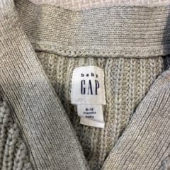 GAP くまちゃんぬいぐるみカーディガンの画像