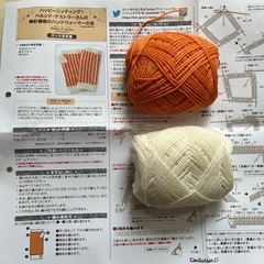 毛糸（ハンドウォーマー作成説明書付き）の画像