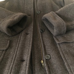 ダークブラウンウールダッフルコート（今週火曜日まで）の画像