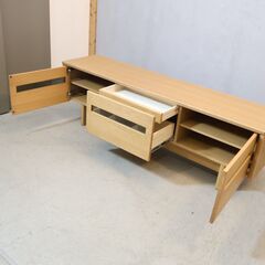 HAMAMOTO(浜本工芸) ナラ材  No.6300 テレビボードです。純国産のしっかりとした造りが魅力のTVボードは北欧スタイルなどナチュラルテイストなお部屋におススメです♪の画像