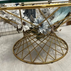 フランフランガラステーブルの画像